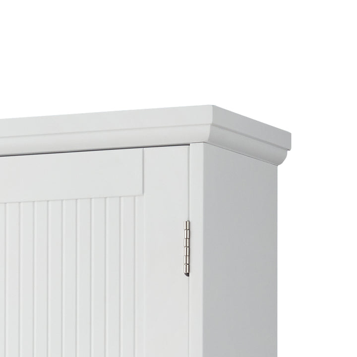 Teamson Home Newport Removable Two-Door Wall Cabinet, White