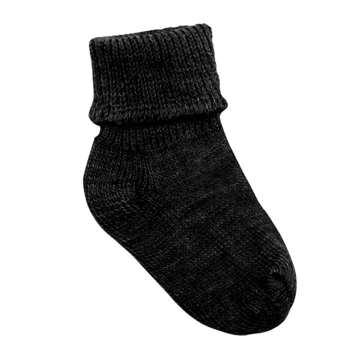 A black sock for an 18" doll