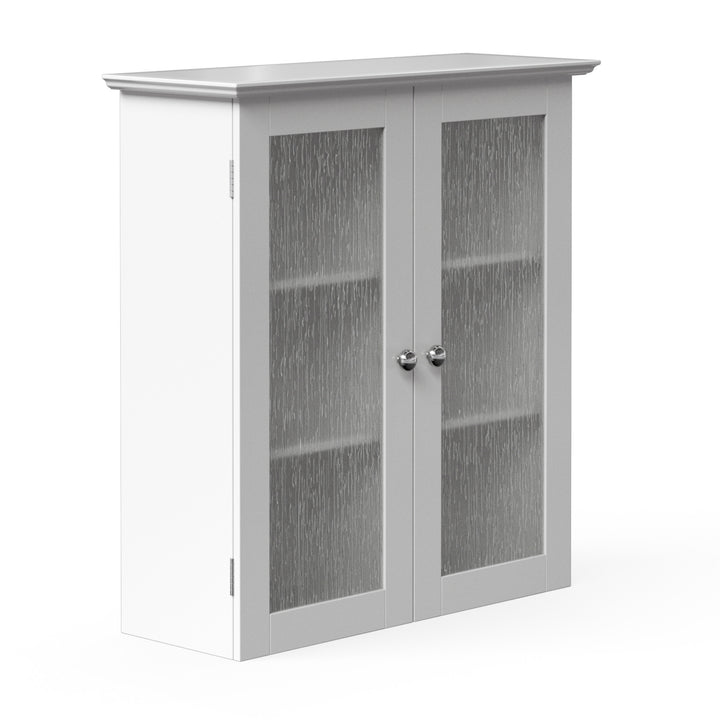 Teamson Home Connor Removable Two-Door Wall Cabinet, White