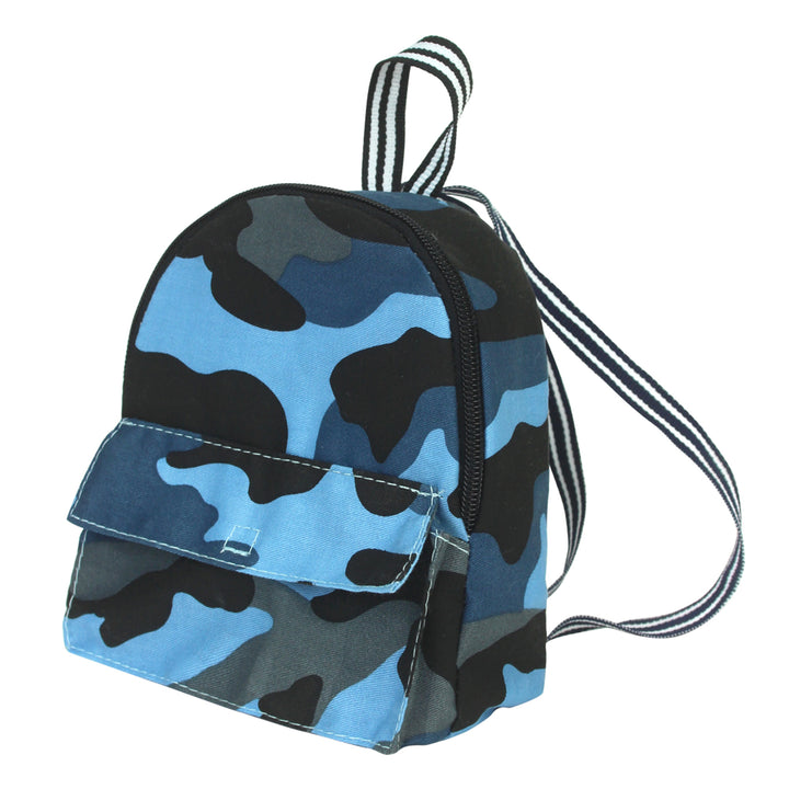 Sophia's - 18" Doll - Camouflage Nylon Backpack - Blue