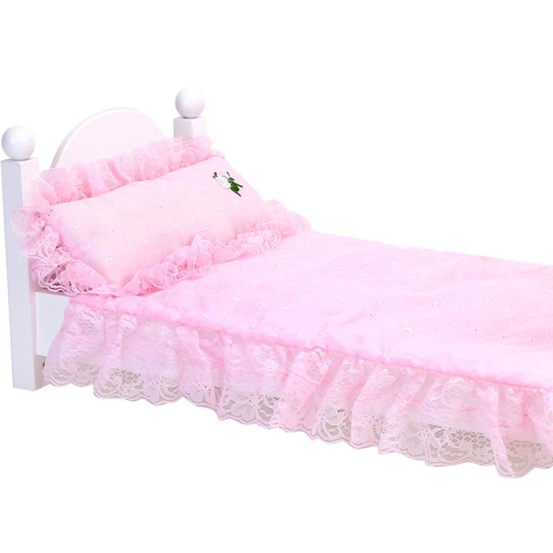 Sophia's - 18" Doll - Eyelet Bedding set - Light Pink