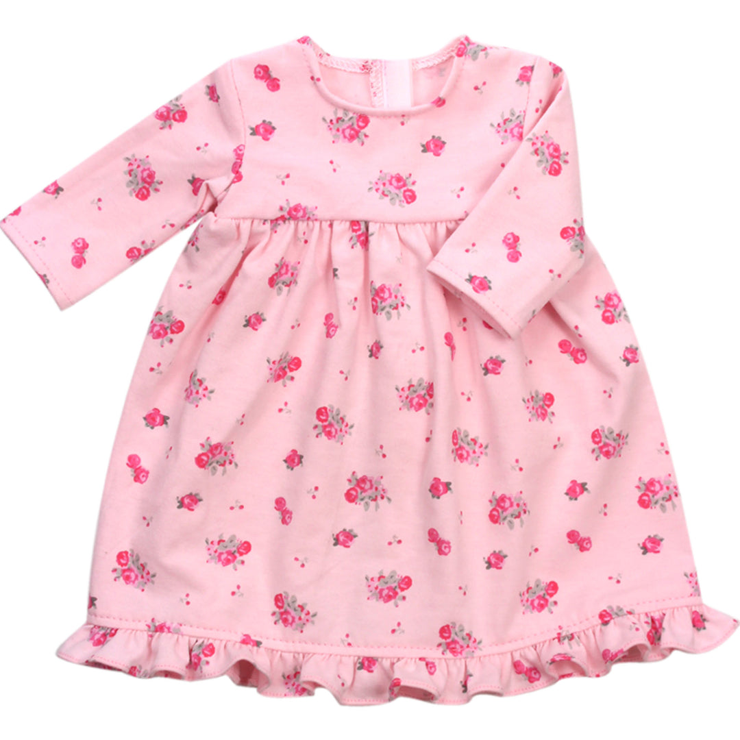 Sophia's Floral Print Nightgown for 18" Dolls, Pink