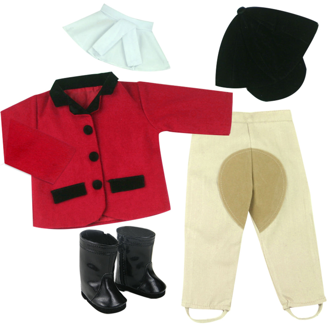 Sophia's - 18" Doll - Red Riding Outfit & Black Boots