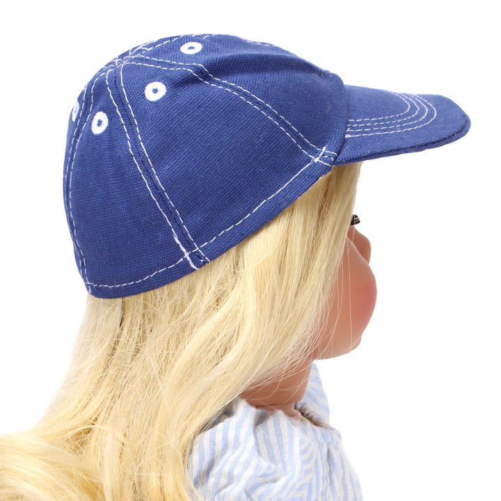 Sophia's - 18" Doll - Canvas Baseball Cap - Navy