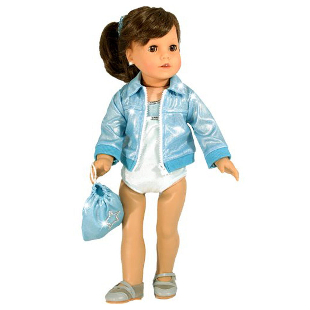 Sophia's - 18" Doll - Gymnastics Leotard & Nylon Jacket - Aqua