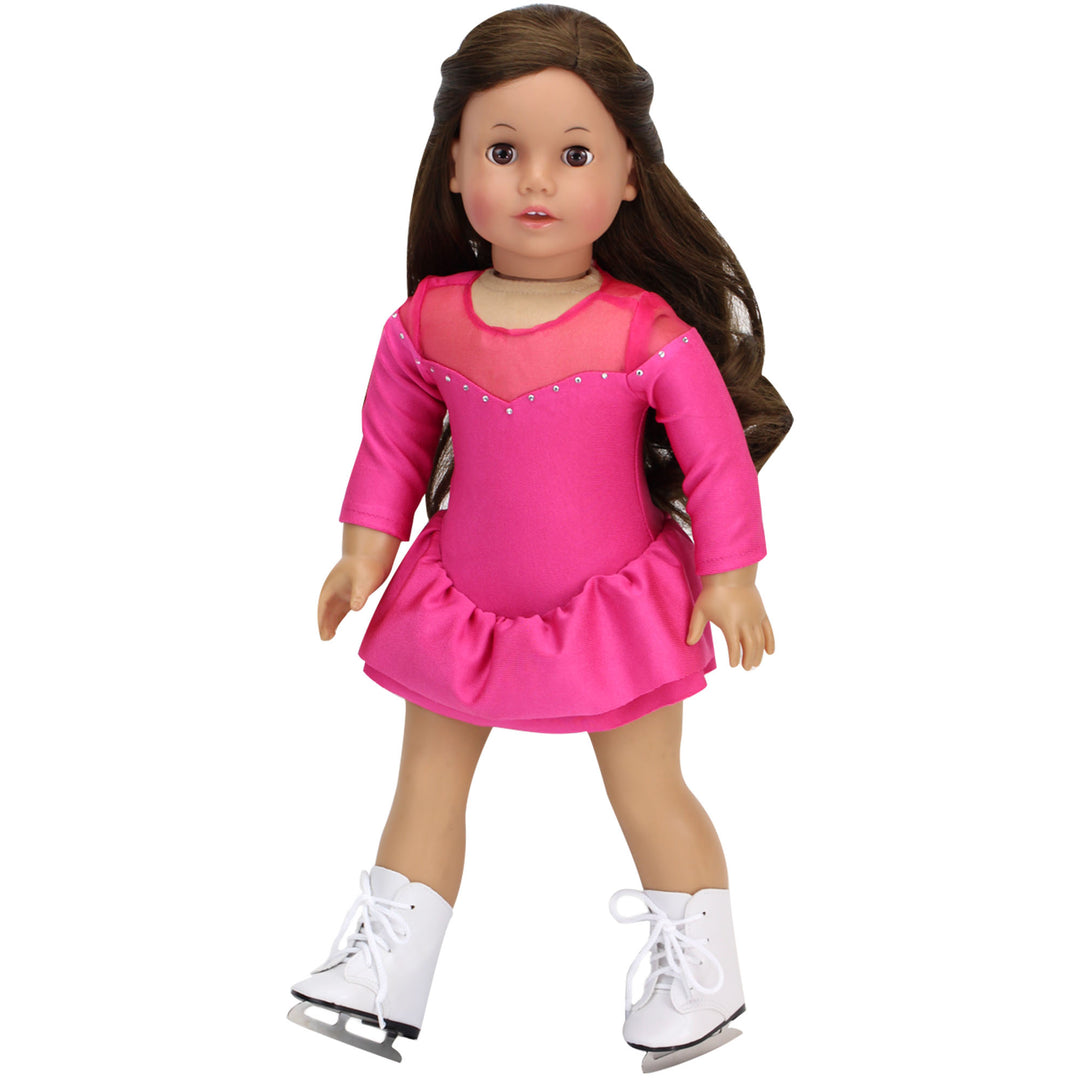 Sophia's - 18" Doll - Ice Skates - White