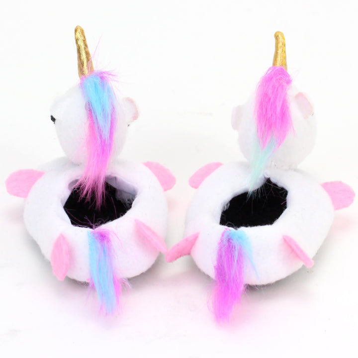 Sophia's - 18" Doll - Unicorn Slippers - White