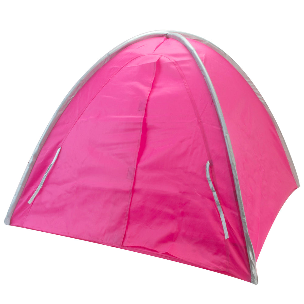 Sophia's Dome Shaped Camping Tent for 18" Dolls, Hot Pink