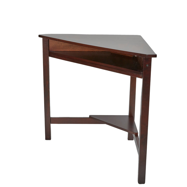 Teamson Home's Sean Corner Desk in Walnut.