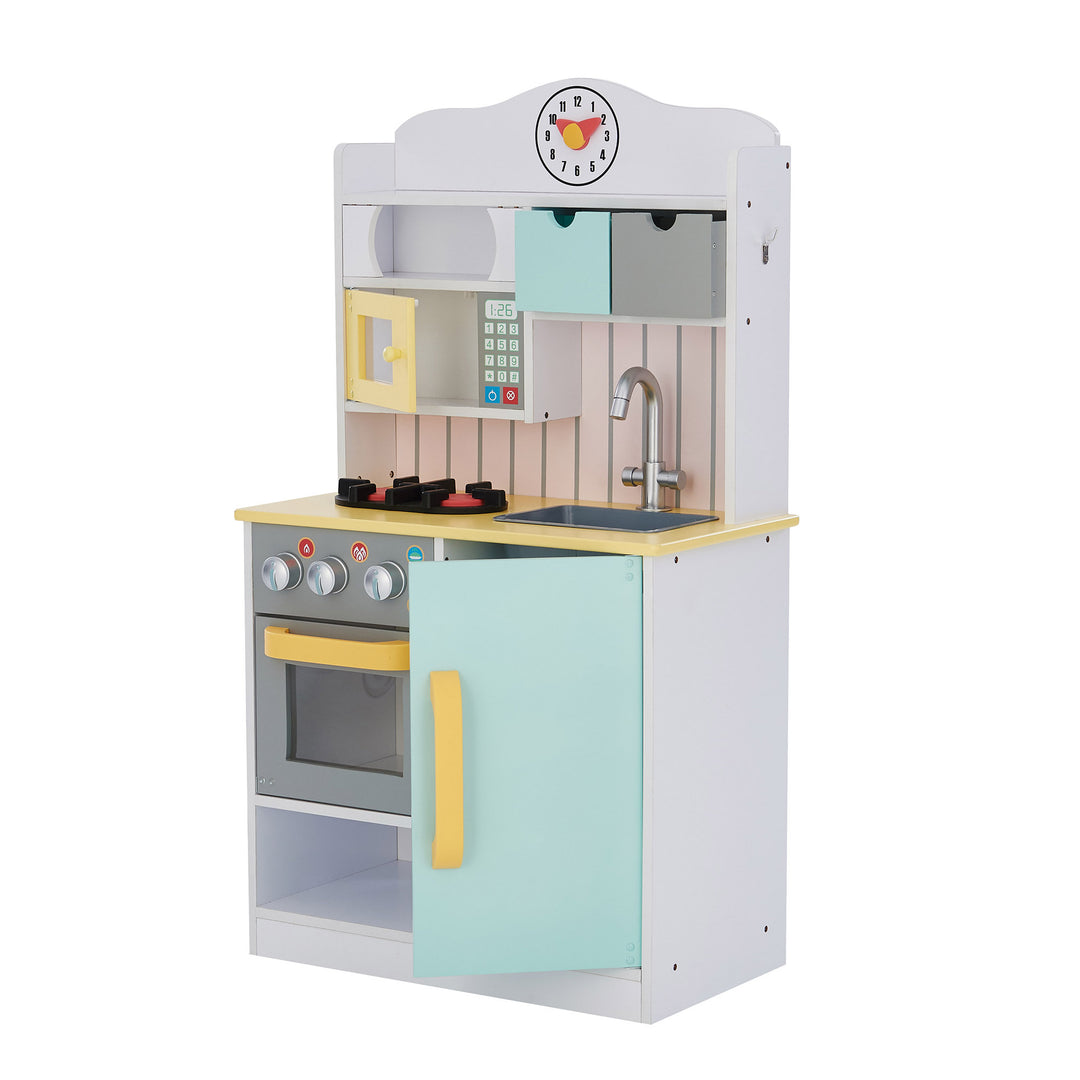 Teamson Kids Little Chef Florence Play Kitchen with Accessories, Multicolor