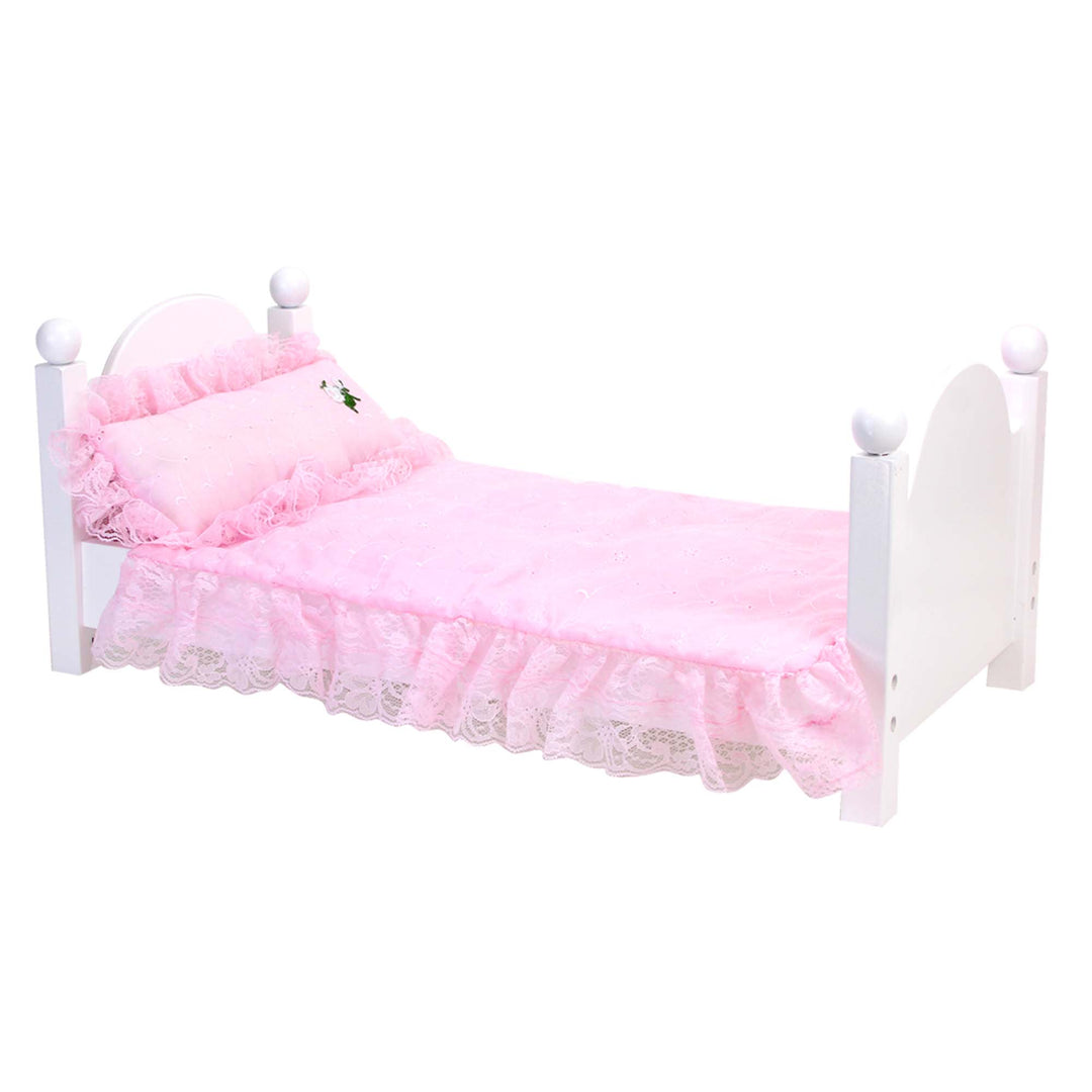 Sophia's - 18" Doll - Eyelet Bedding set - Light Pink