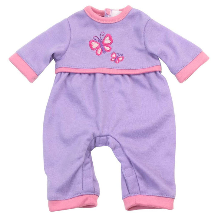 Sophia's Long Sleeve Butterfly Bodysuit for 15" Dolls, Lavender